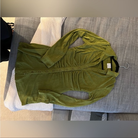 With jean dress mini green - Picture 2 of 6